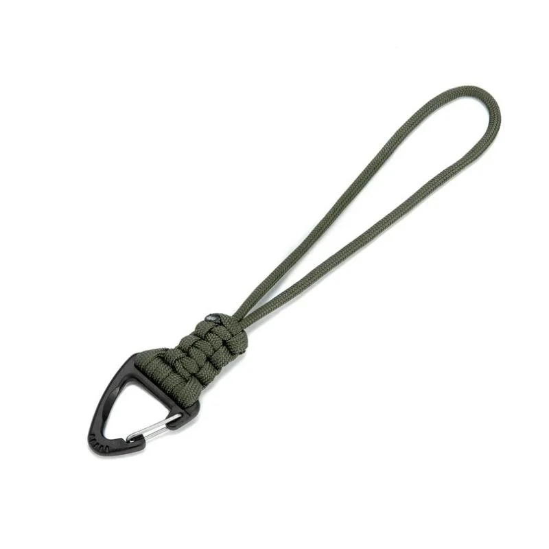 Llave de nylon Paracord con gancho de plástico