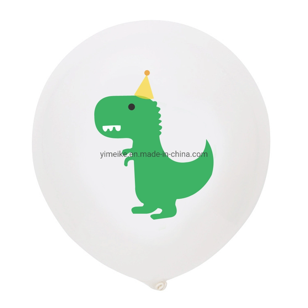 Birthday Party Decoration 12" 2.8g Thick Print Small Dinosaur Latex Balloon Wholesale/Supplier