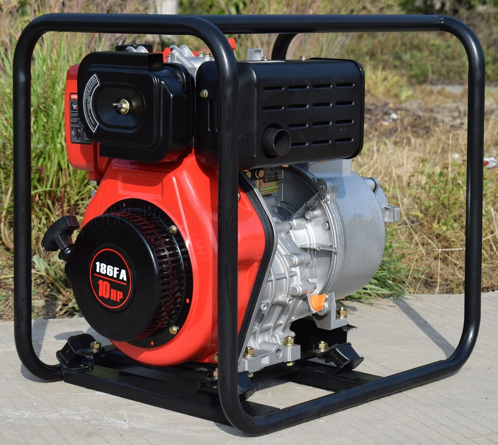 Kamakipor 2inch 2" 3inch 3" 4inch 4" 6inch 6" 170f 178f 186f 188f Air-Cooled Electric Start Diesel Engine Water Pump Agricultural Irrigation Pump