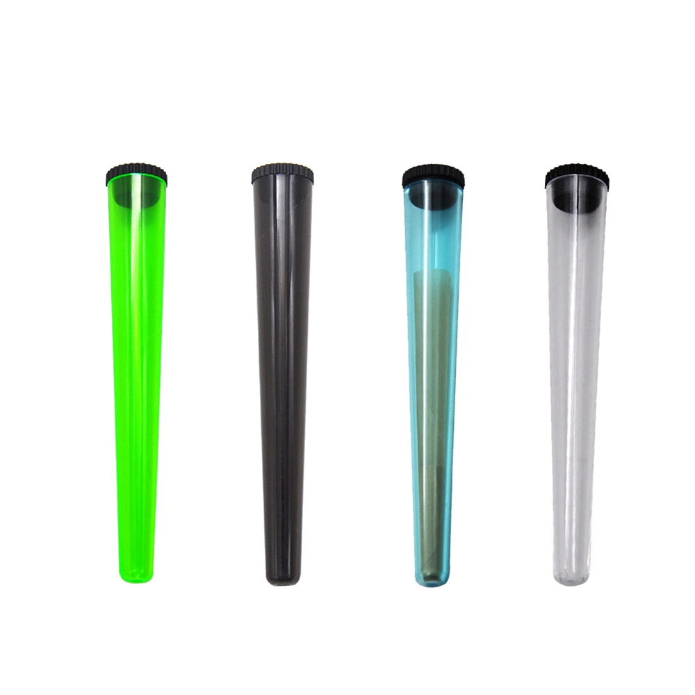 115mm King Size Cone Holder Air Tight Portable Hard Plastic Tube Rolling Cig Joint Tube Transparent Daily Necessities