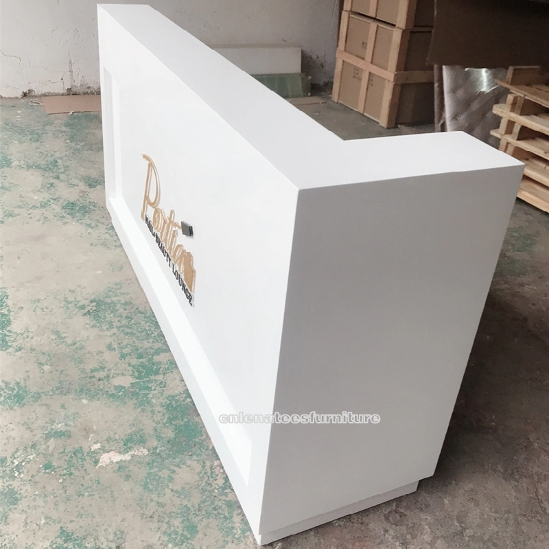 Rd006 Unique Design Nail Salon Reception Cashier Counter Table Reception Desk