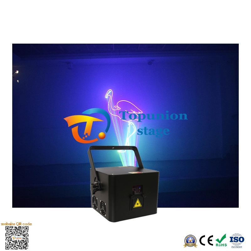 High-Power Stage Bar 3W Full Color Animation Laser Lighting Scanning Atmosphere Light