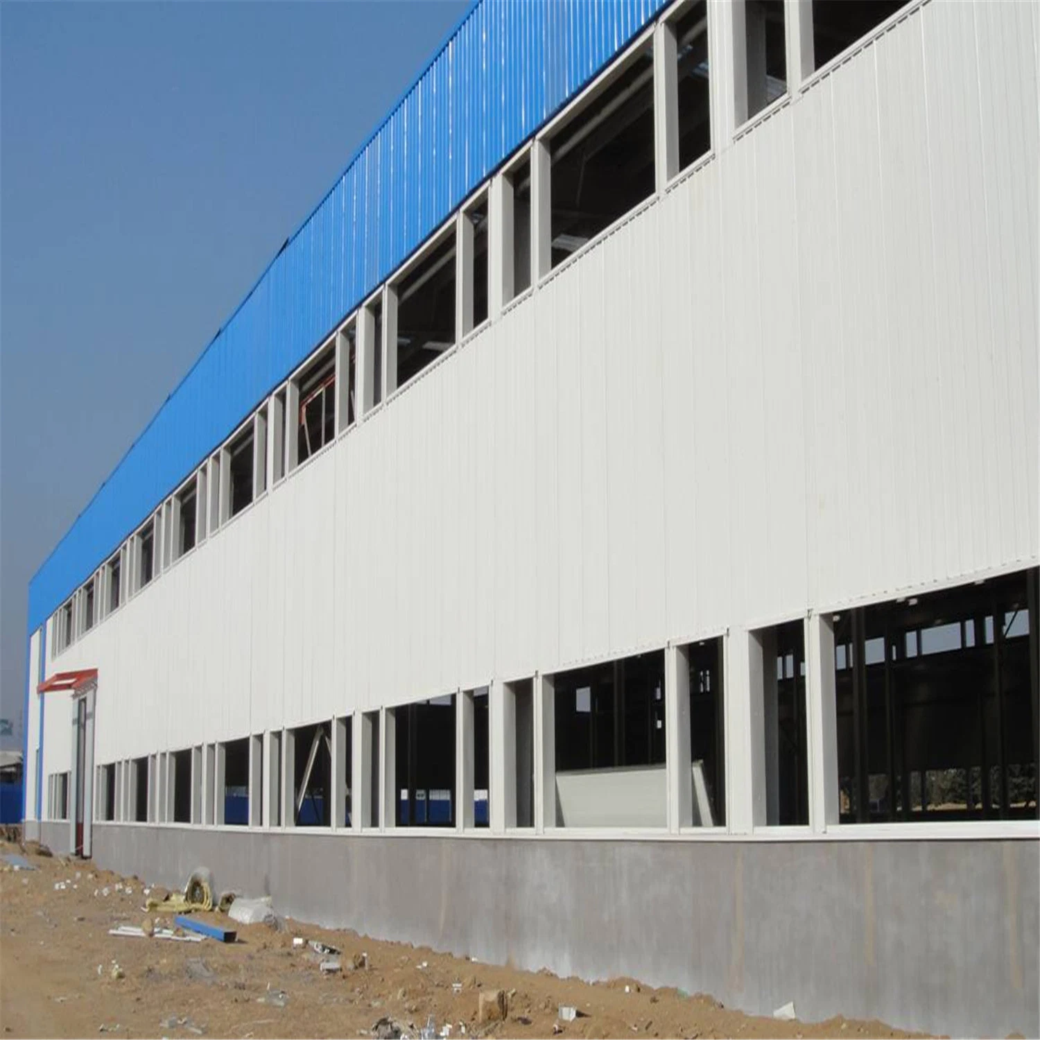 Atelier préfabriqué en acier avec structure de cadre Hangar Hall entrepôt de préfabriqué en métal Bâtiment en métal