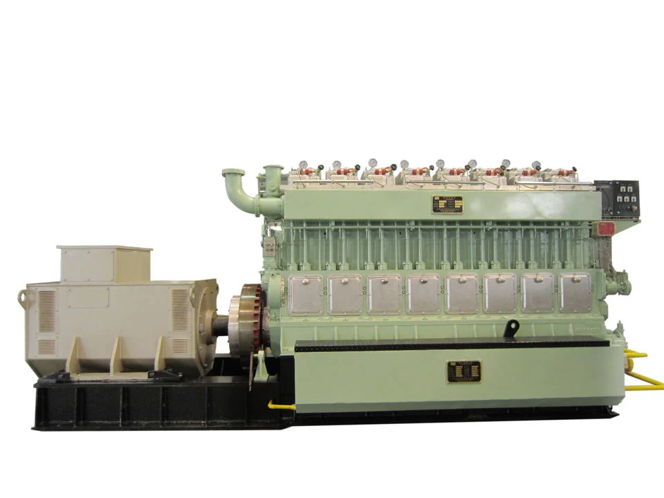 300 Series 500kw Low Speed Gas Generator Set by Wood Dust Sugar Crane Dust Bagasse