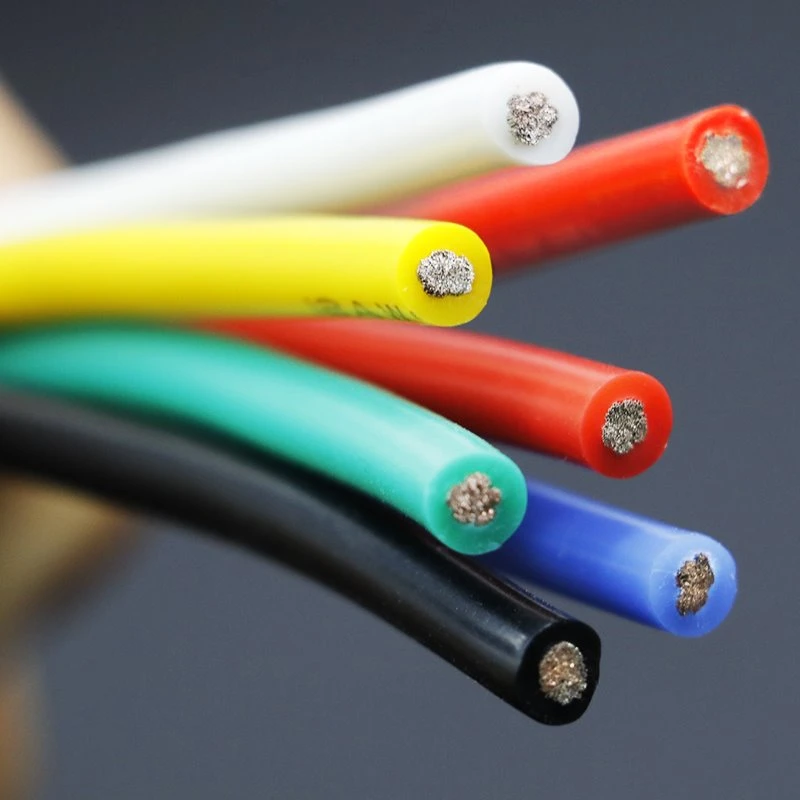 Minzan 25 AWG 11 AWG. سلك نحاسي أحادي النواة بقطر 055 مم 12 بوصة سلك Silicone كهربائي بطول 4 مم