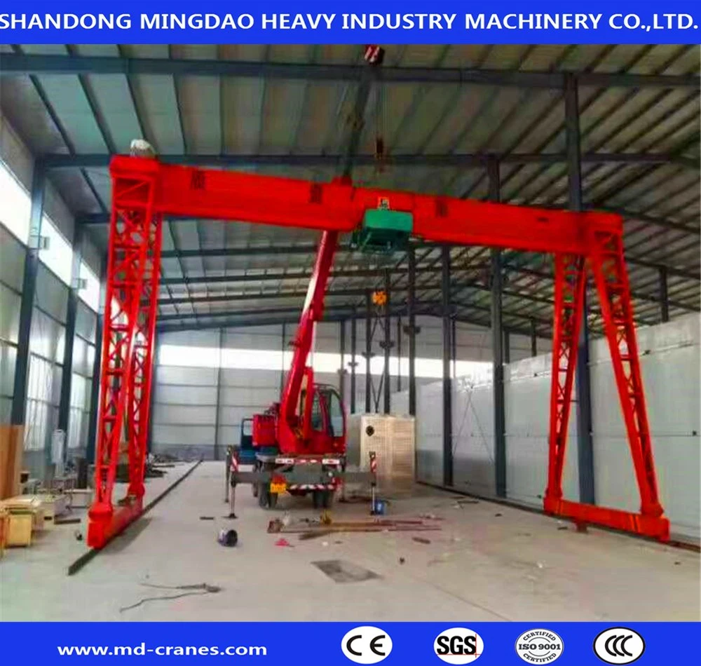 Rail Mounted Single Beam Electric Traveling Portal Crane for Sale