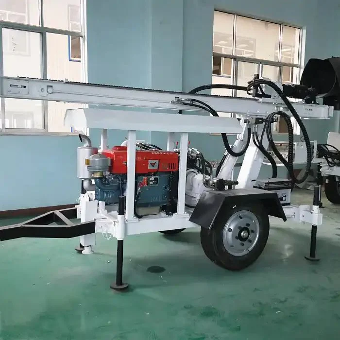 New Model Deep Rock Borehole Water Well Drilling Rig for Water Well Construction Drilling