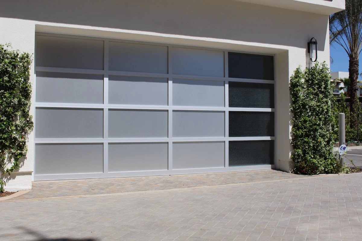 Aluminium Profile Aluminum Electric Panoramic Door for Garage