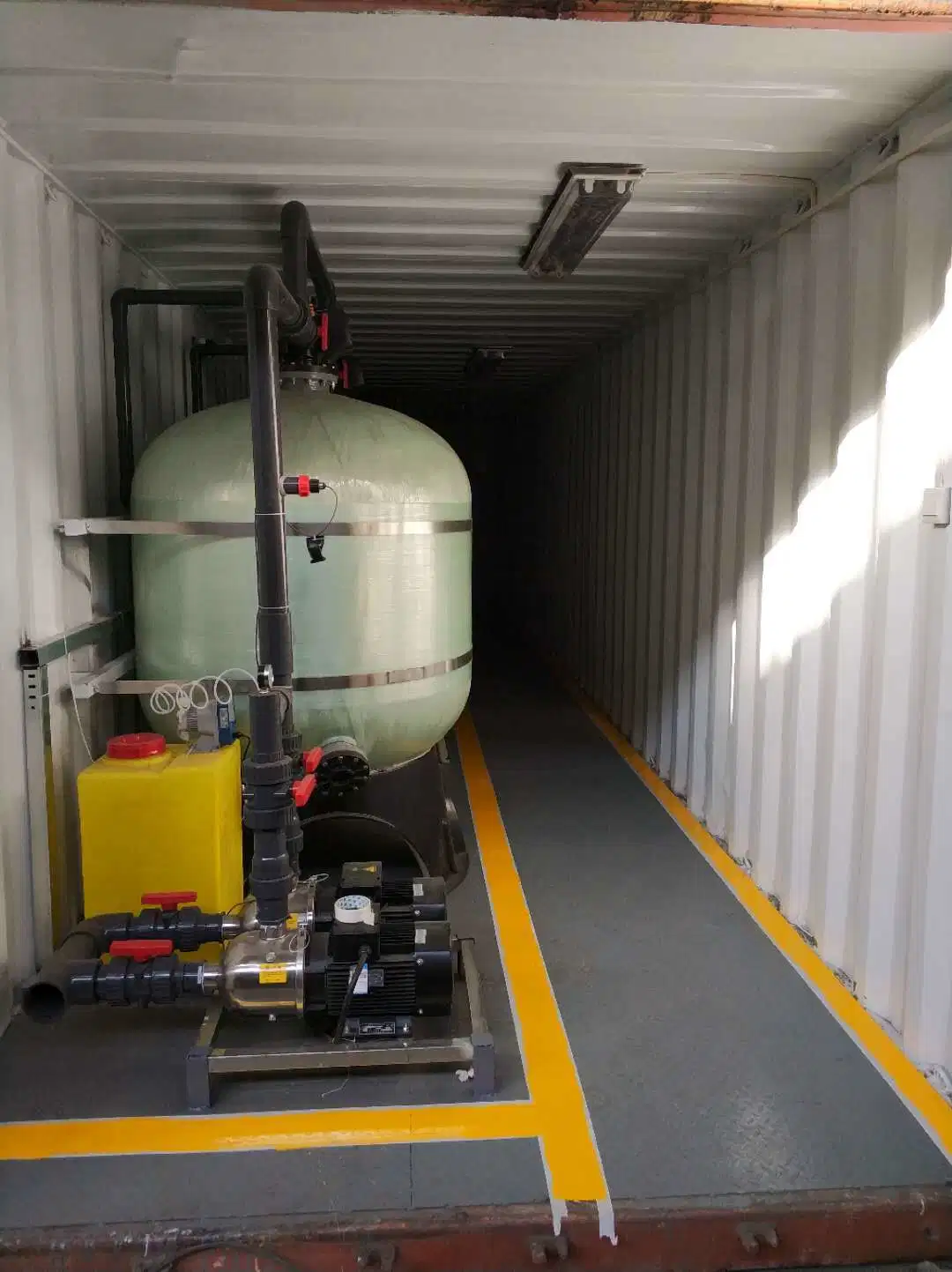 7000L Containerized RO Water Purification Plant Reverse Osmosis System