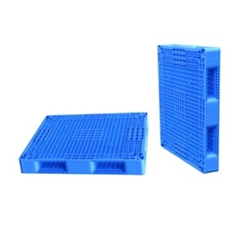 High quality/High cost performance  Black HDPE Waterproof Packaging Four-Way Entry Durable Heavy Stacking Foldable Plastic Pallet for Transportation