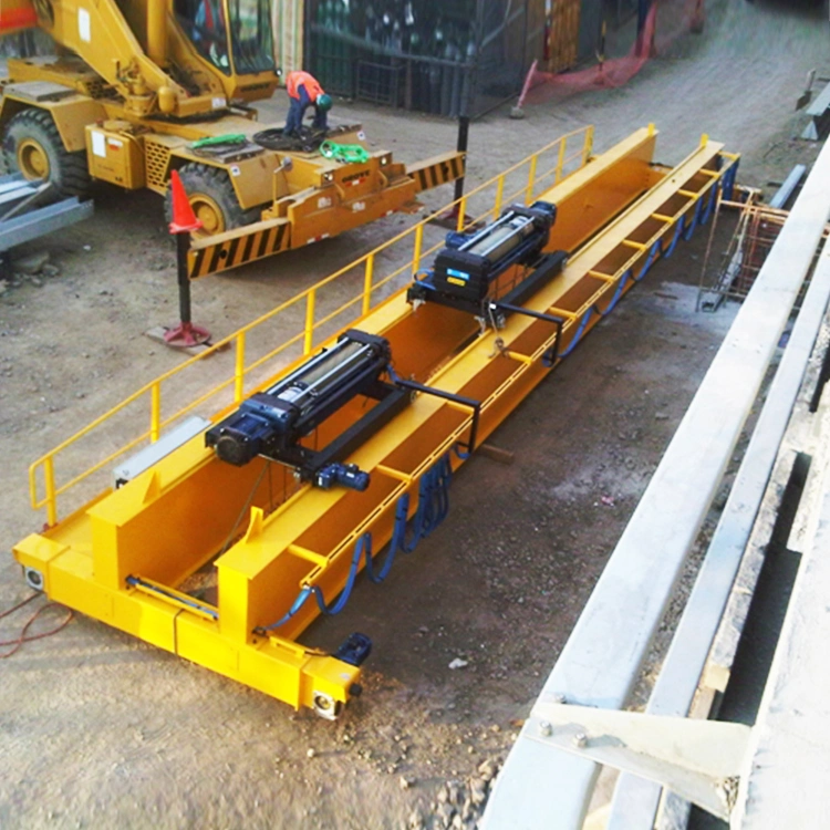 Double Girder Overhead Crane with Running Double Winch Trolley for Indoor Lifting