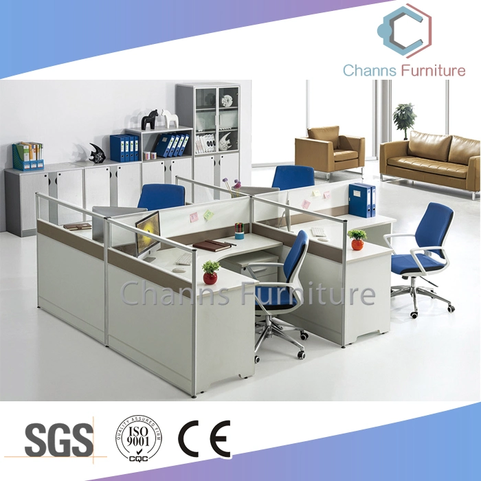 Modern Six Seats Office Furniture Straight Shape Workstation with Drawers (CAS-W41217)