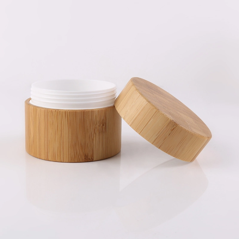 Bambus Kosmetikdose für Bio-Creme und Lotion