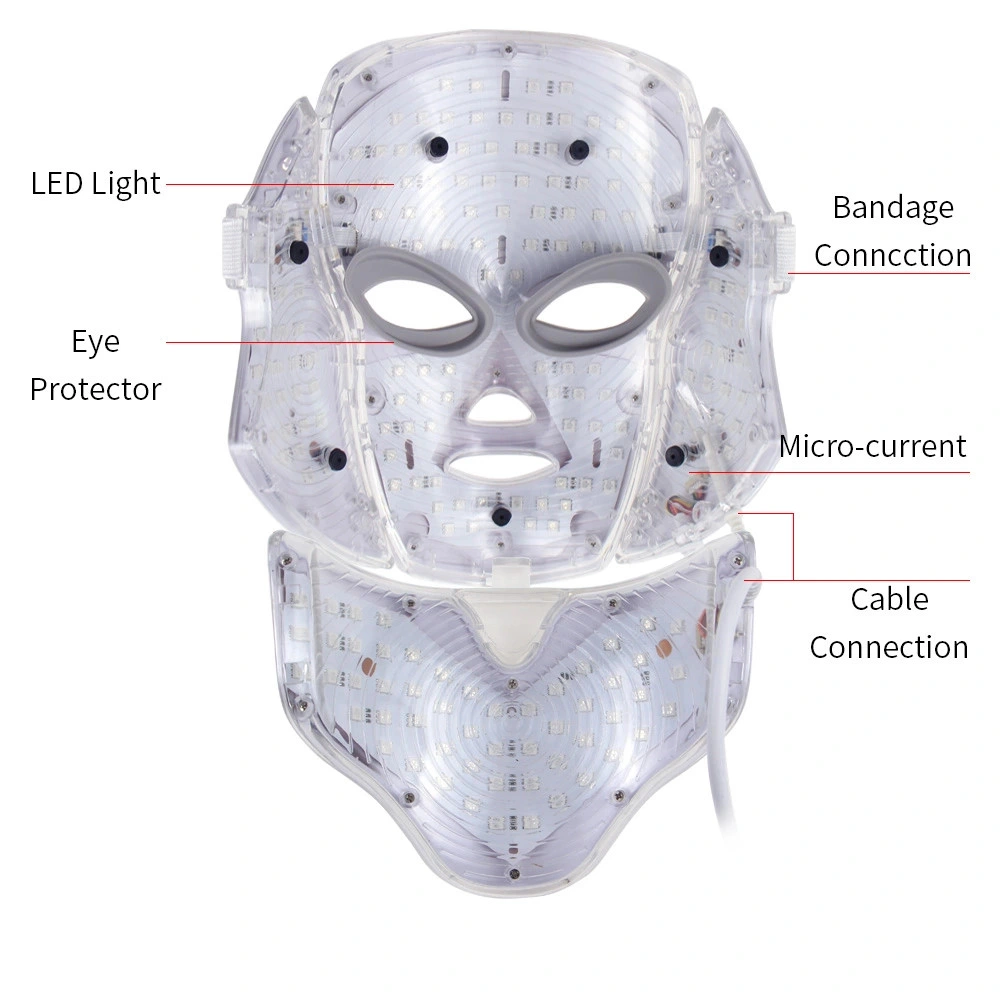 LED Face Mask LED Neck Mask Yyr Factory Direct Sale LED Face Neck Mask