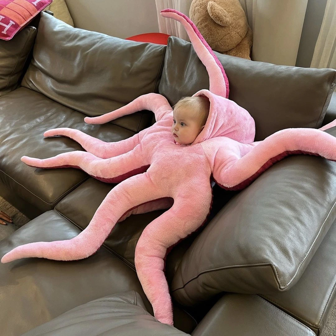 Jouets Bébé doux Octopus Plushie de sécurité des jouets en peluche bébé animal en peluche jouet