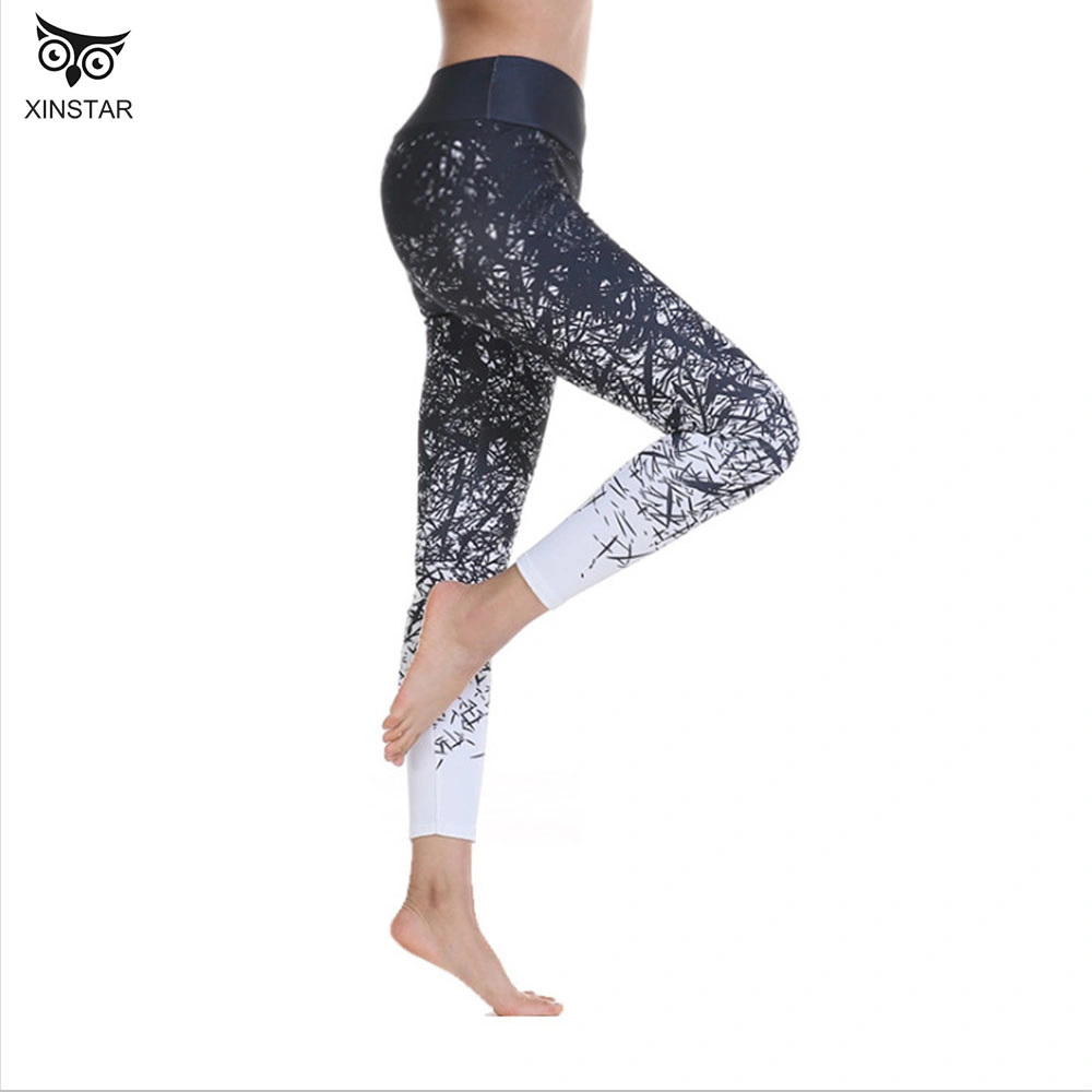 Women&prime; S Leggings High Waist Fitness High Stretch Sportswear