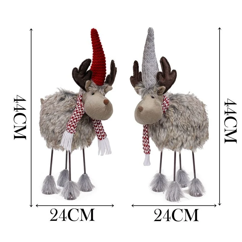 2023 Christmas Extendable Home Decor Plush Doll Ornaments