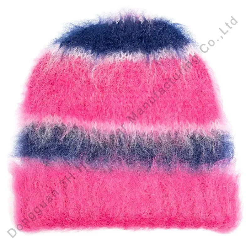 El Diseñador de mayorista cálido invierno al aire libre tapas para tejido llano personalizados Unisex Beanie sombreros