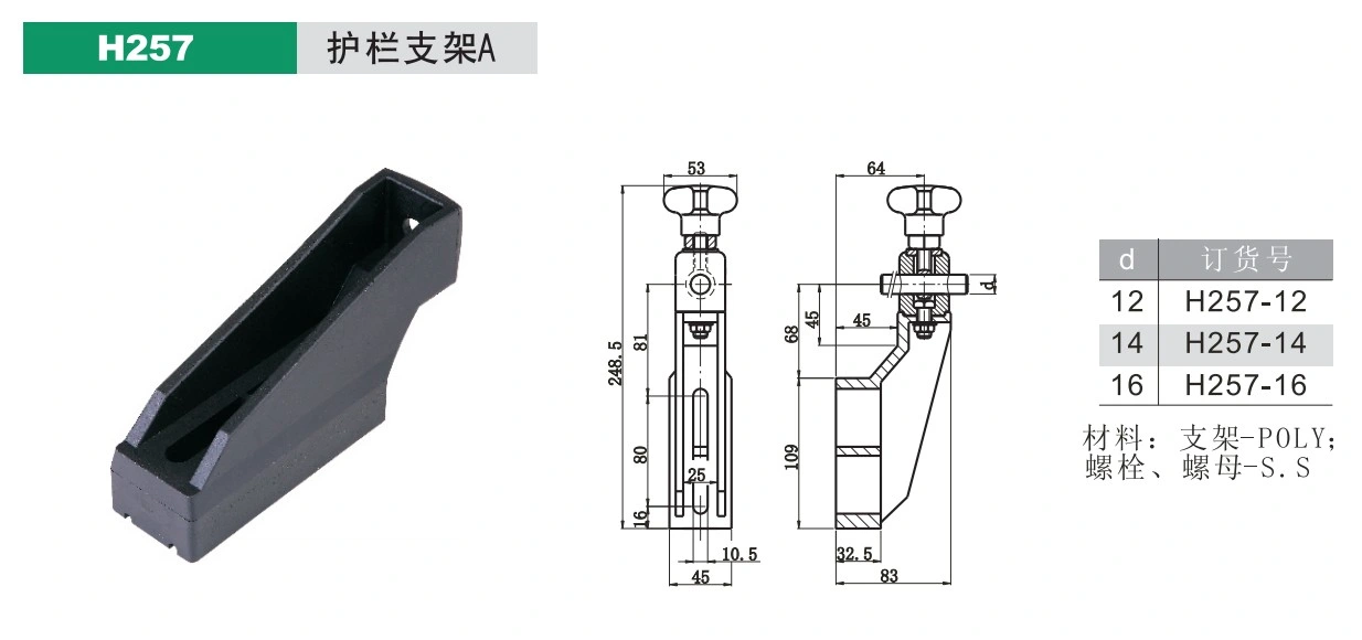 Original Factory Price Fixed Side Mounting Brackets for Conveyors