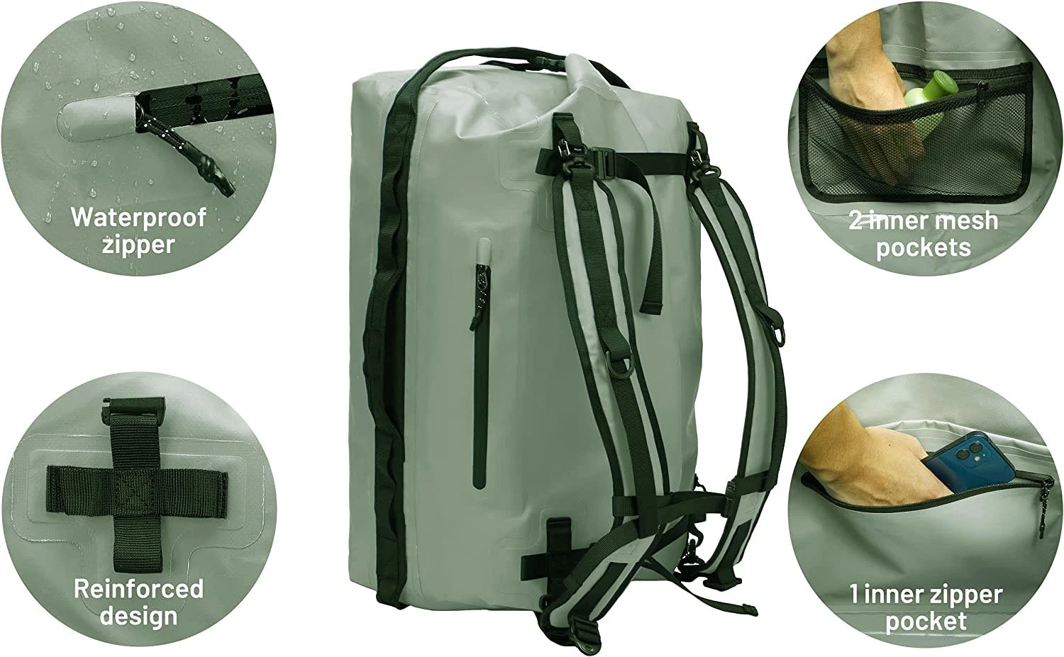 TPU PVC Travel Dry Bolsa de deporte