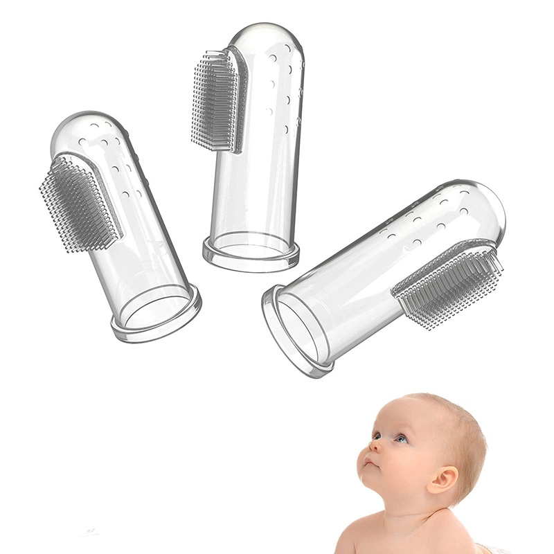 Baby Finger Cover Zahnbürste Silikon Weiche Haare Laub Zähne Bürste Zahnbürste Für Kleinkinder – Lebensmitteltaugliche Silikonanpassung