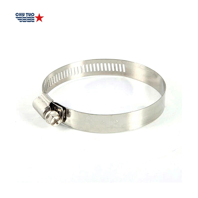 Stainless Steel Throat Hoop Exhaust Duct Fastening Clamp