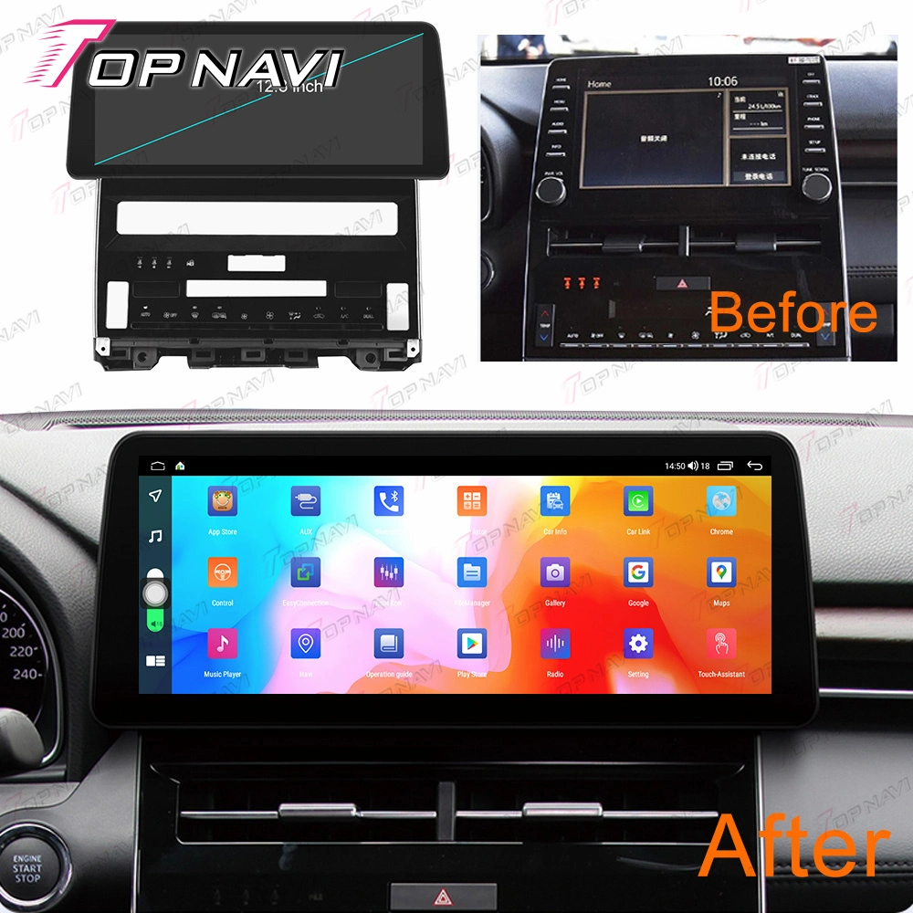 12.3 Inch Android 13 Car DVD Player Car Accessories for Toyota Avalon 2019 2020 2021 Carplay Screen