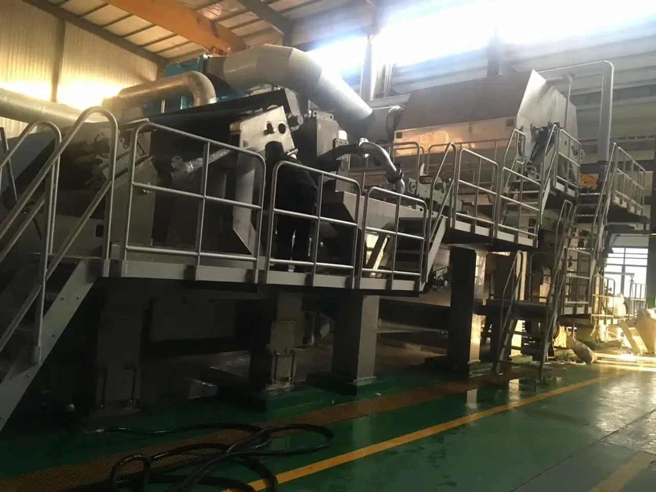 3600mm Kraft Test Liner Duplex Corrugated Flute Paper Product Making Machinery