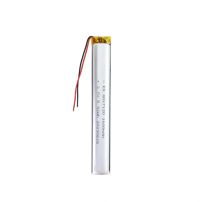 UN38.3 MSDS KC Approved 8017120 1600mah Rechargeable Lipo Battery Lithium Polymer Battery