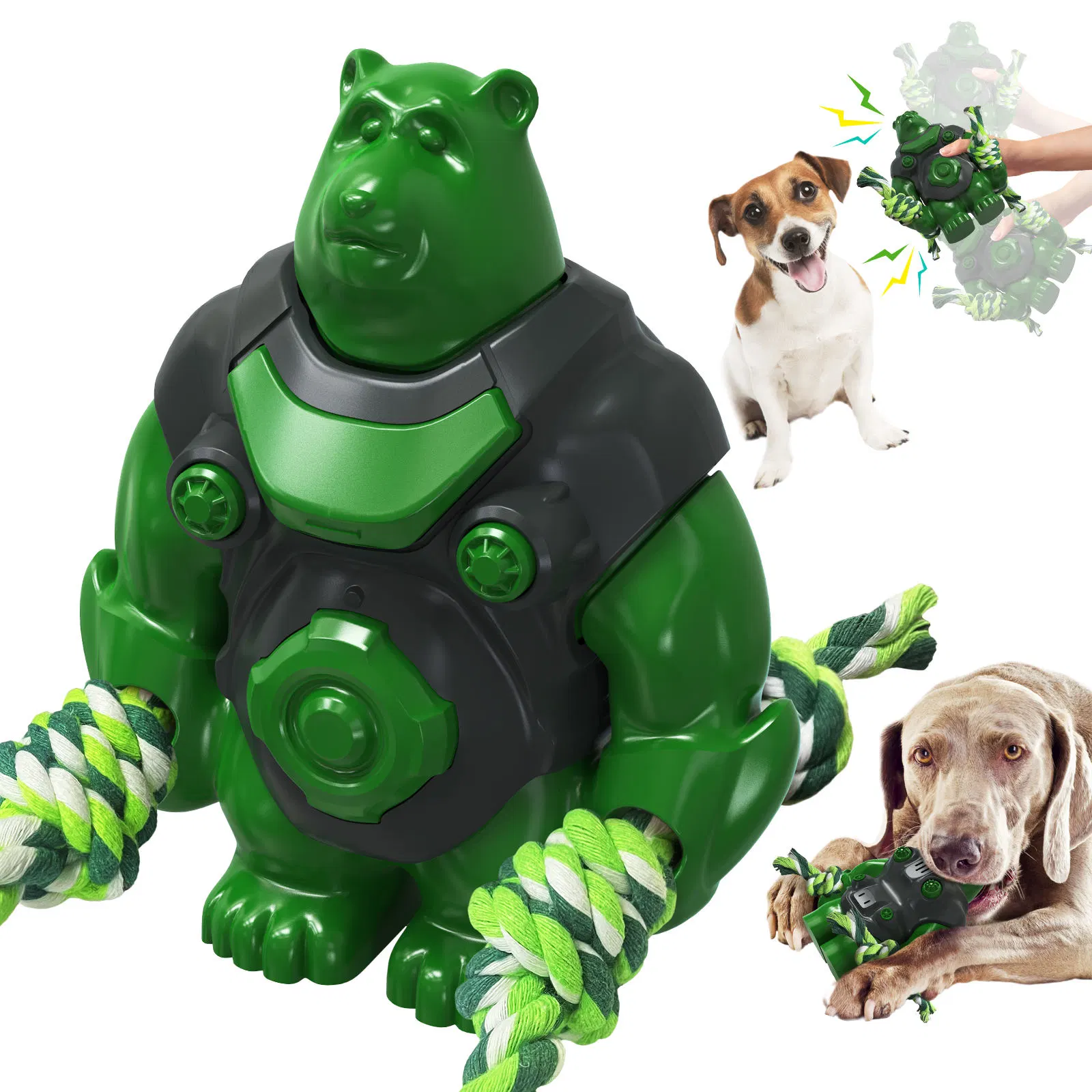 Pet Supplies Wholesale/Supplier Bite Resistant Strange Sound Bear Dog Toy