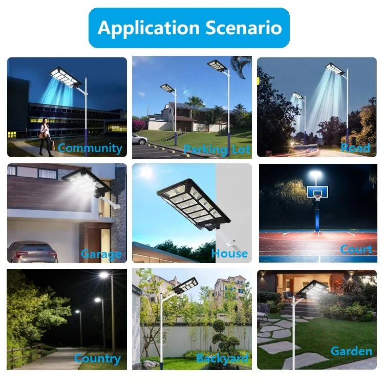 High Lumen Factory Wholesale/Supplier 1200W Solar Powered Street Lamp Road Home Battery Lighting Waterproof Motion Sensor Integrated All in One Best Outdoor Solar Light