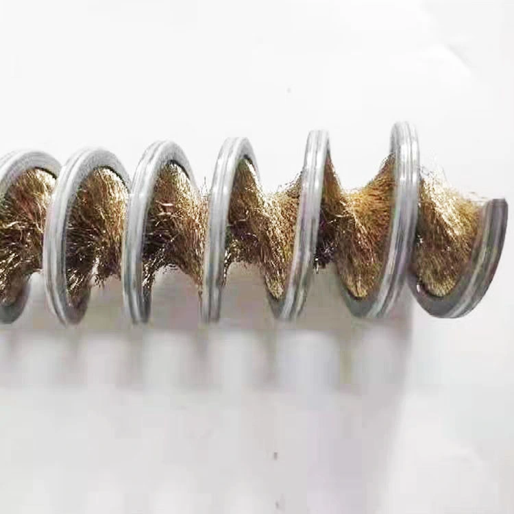 Cylindrical Brass Wire Coil Spiral Brush