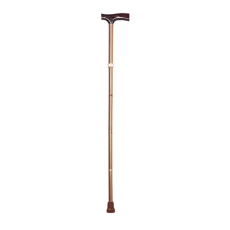 T Shape Folding Walking Stick Outdoor Aluminum Walking Cane Foldable