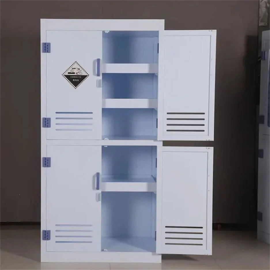 PP Acid Corrosive Storage Cabinet Chemical Safety Storage Cabinet PP Medicine Reagent Cabinet