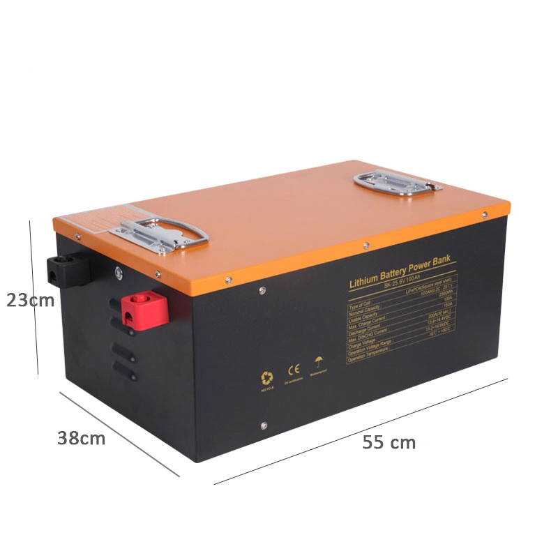 Deep Cycle Customized Rechargeable Lithium Battery 4s 12V 100ah LiFePO4 Lithium Iron Phosphate Batteries for Home Solar Energy Storage System with CE ISO9001