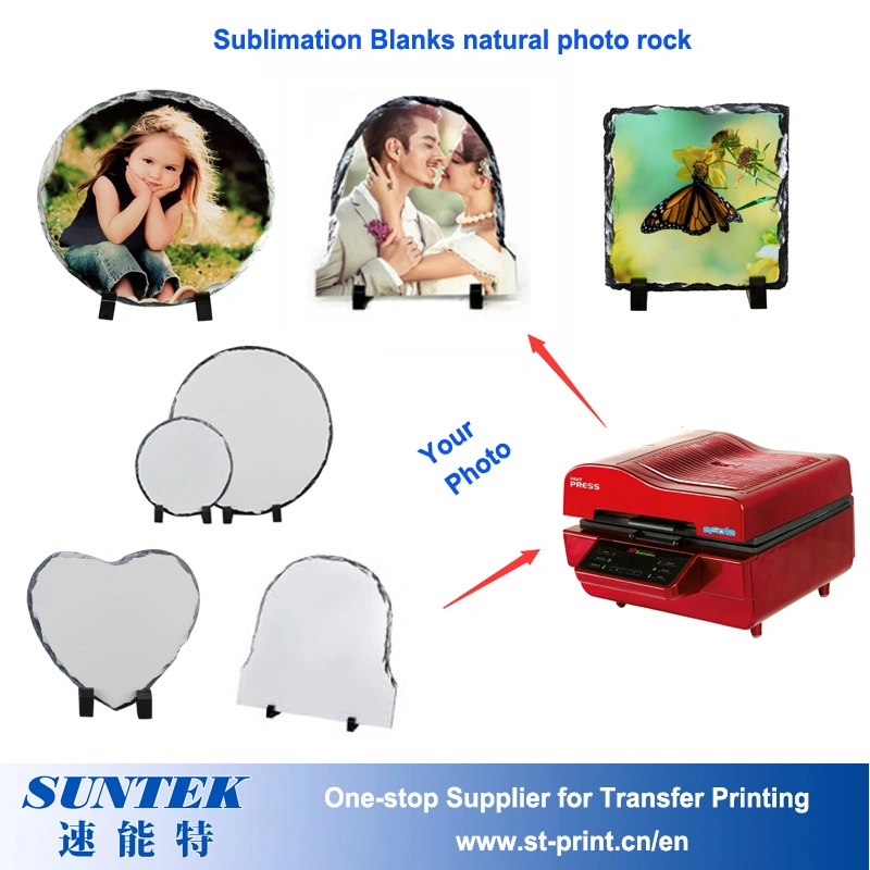 Appuyez sur la sublimation thermique blancs Photo naturelles rock (30*30cm)