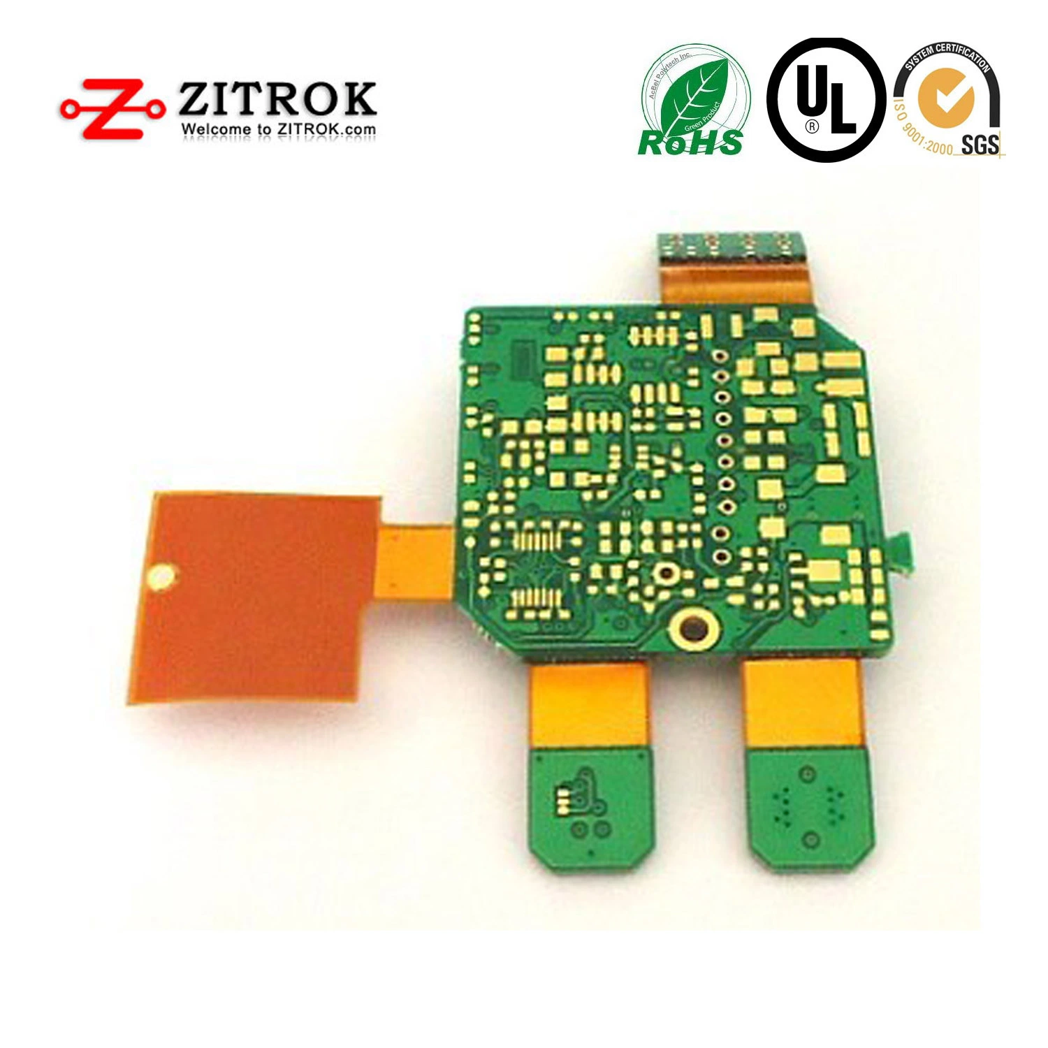 2layer Rigid-Flex PCB, Immersion Gold PCB