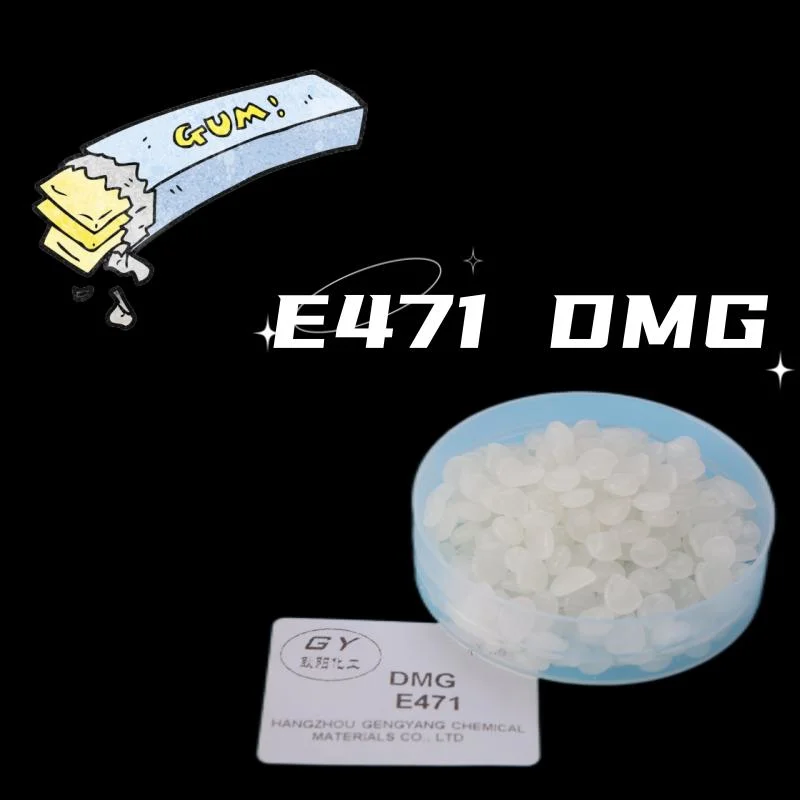 E471-destilliertes Monoglycerid (DMG) Emulgator für Lebensmittel, der Backwaren wie Brot, Kuchen, Desserts aufbaut