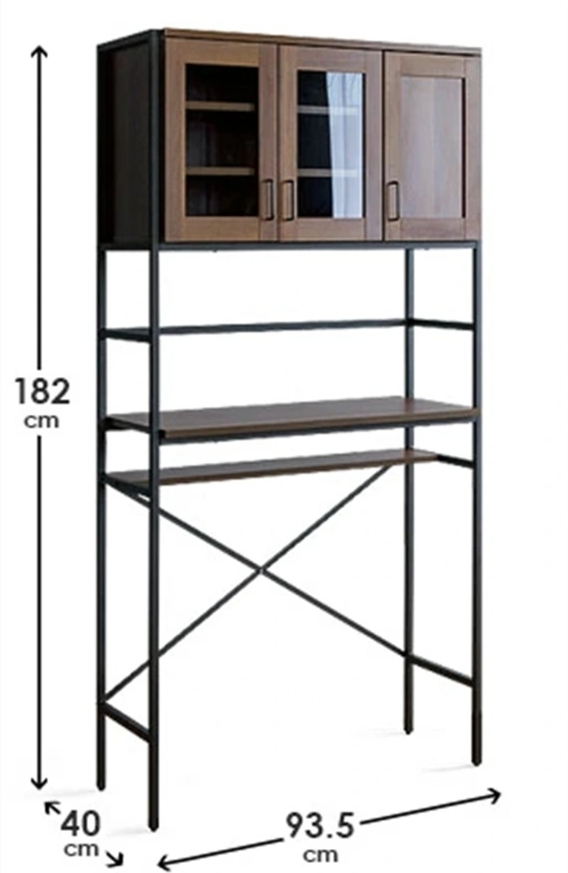 Estudio de la cocina multifuncional Sala Piso Rack de almacenamiento 0015