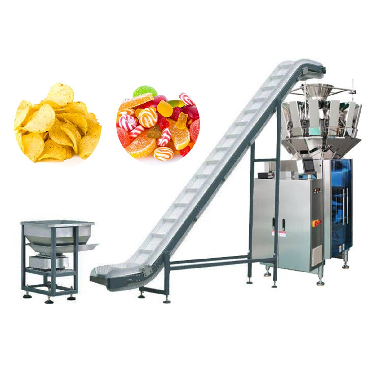 Stainless Steel Z-Type Elevator Material Climbing Ladder Conveyor Grain Processing Machinery Packing Line Machinery