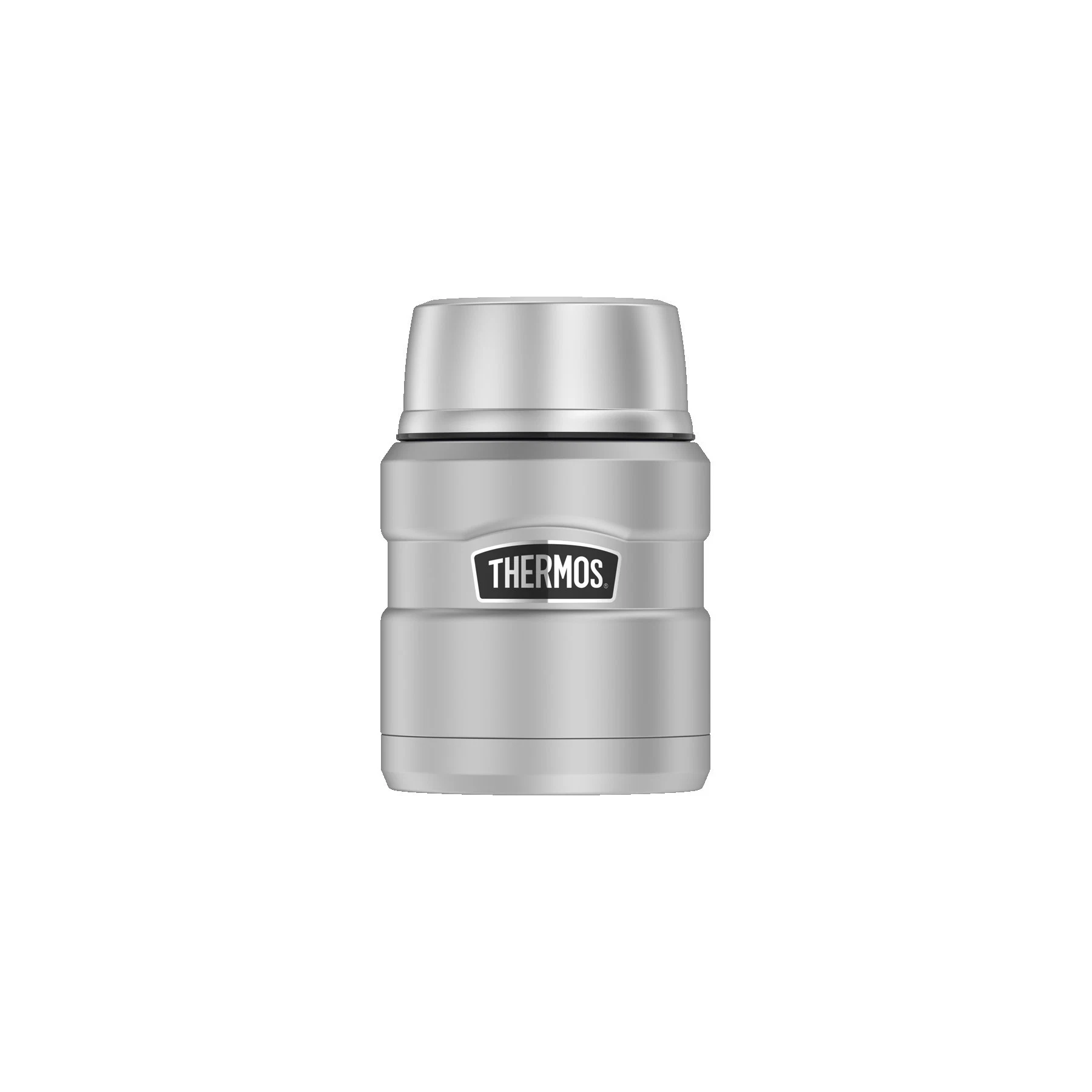 16 Oz. Stainless King Stainless Steel Food Jar