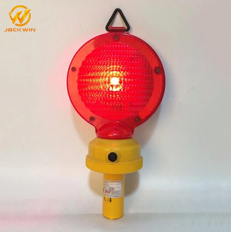 2 LED Yellow Red Waterproof Battery Flashing Blinker LED Traffic Lights