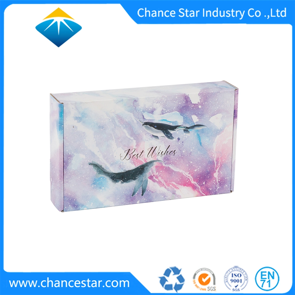 Custom Logo Printing Delivery Use Paper Cardboard Corrugate Mailer Box