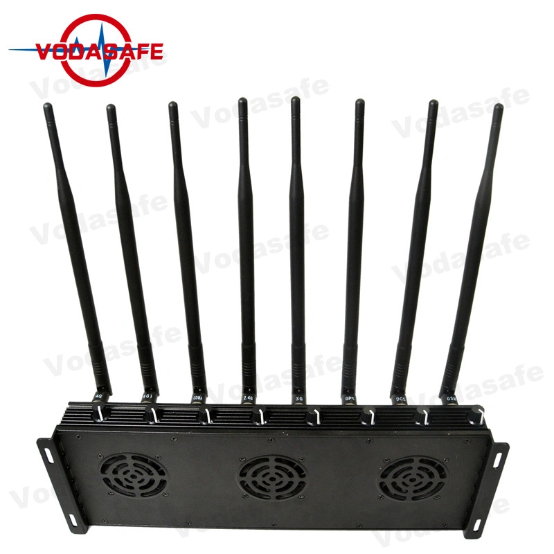 Jamming Range Could Be Adjustable Cell Phone Blocker 8 Antennas Jamming for 4glte Cellphone / Walkie-Talkie Cellular Signal Isolator