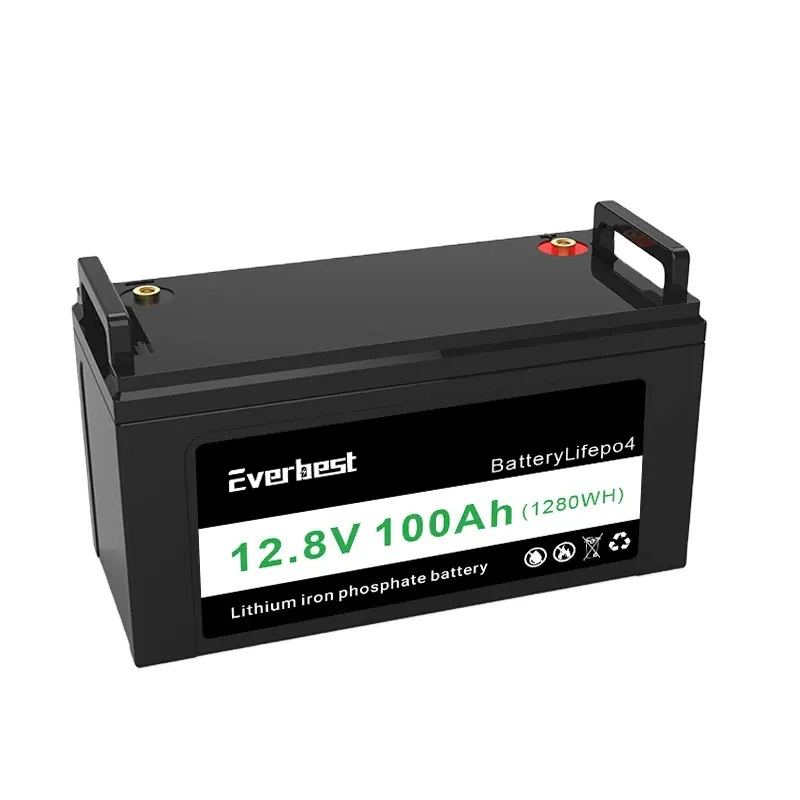 Substituição de ácido de chumbo bateria LiFePO4 100ah 150ah 200ah 12V 24V Bateria de lítio recarregável de 48 V com fosfato de ferro e lítio