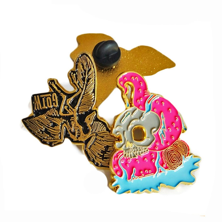 Factory Price Custom Logo Zinc Alloy Enamel Pin Clothing Accessories