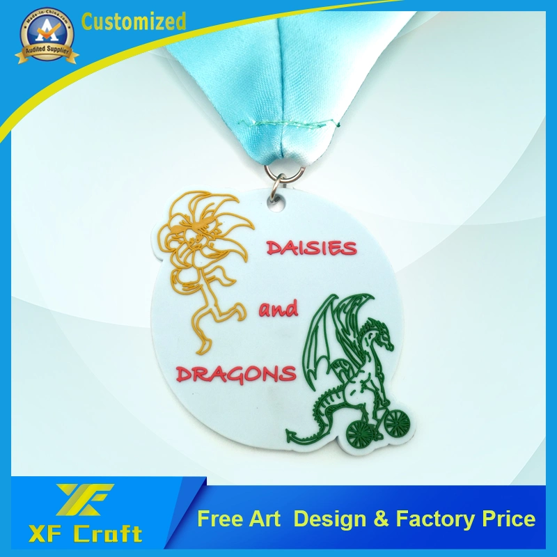 Factory Wholesale/Supplier Custom Logo Design with Gift Box Carnival Military Police Honors Commemorative Enamel Award Metal Badges Running Sports Medal