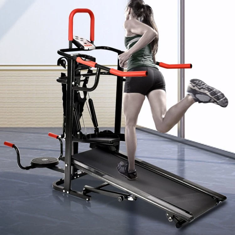 Home Use Small Foldable Treadmill Multi-Function Fitness Equipment Silent Running Mechanical