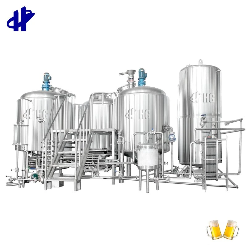 800L 1000L 1500L 2000L Stainless Steel Combined Brewhouse Turnkey Project of Brewery Whole Set Beer Brewing Equipment