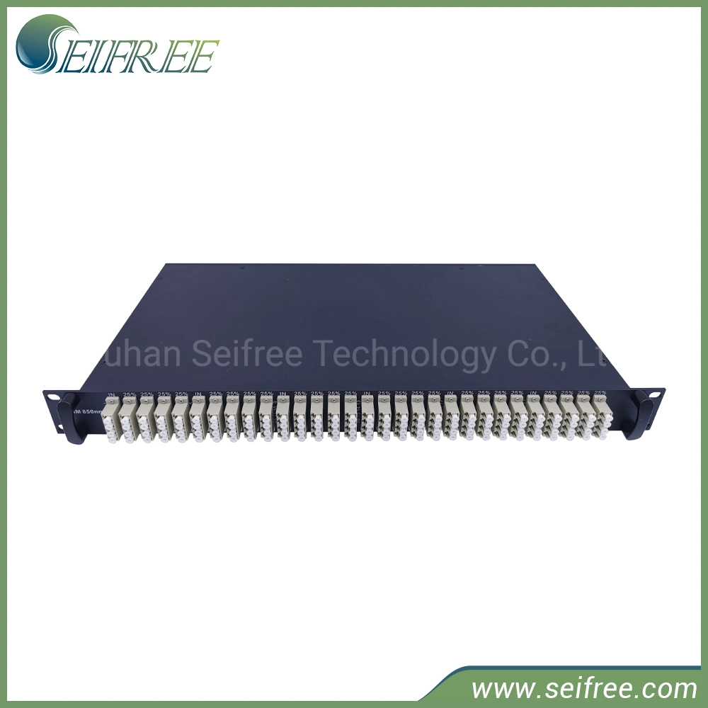 High Density &amp; Stability Multimode Fiber Optic Splitter (24 1x4 Splitter in 1 Rack)